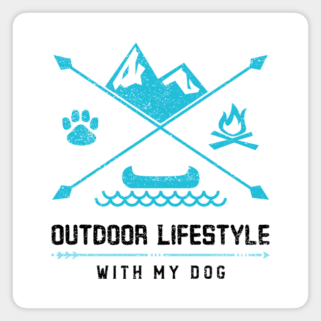 Outdoor Lifestyle With My Dog Sticker by Pacific West